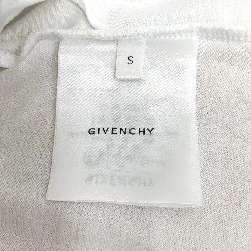 Givenchy Givenchy White Cotton T-Shirt for Women 0089 Size S / US 4 / IT 40 - 7 Thumbnail
