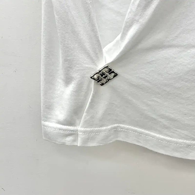 Givenchy Givenchy White Cotton T-Shirt for Women 0089 Size S / US 4 / IT 40 - 4 Thumbnail