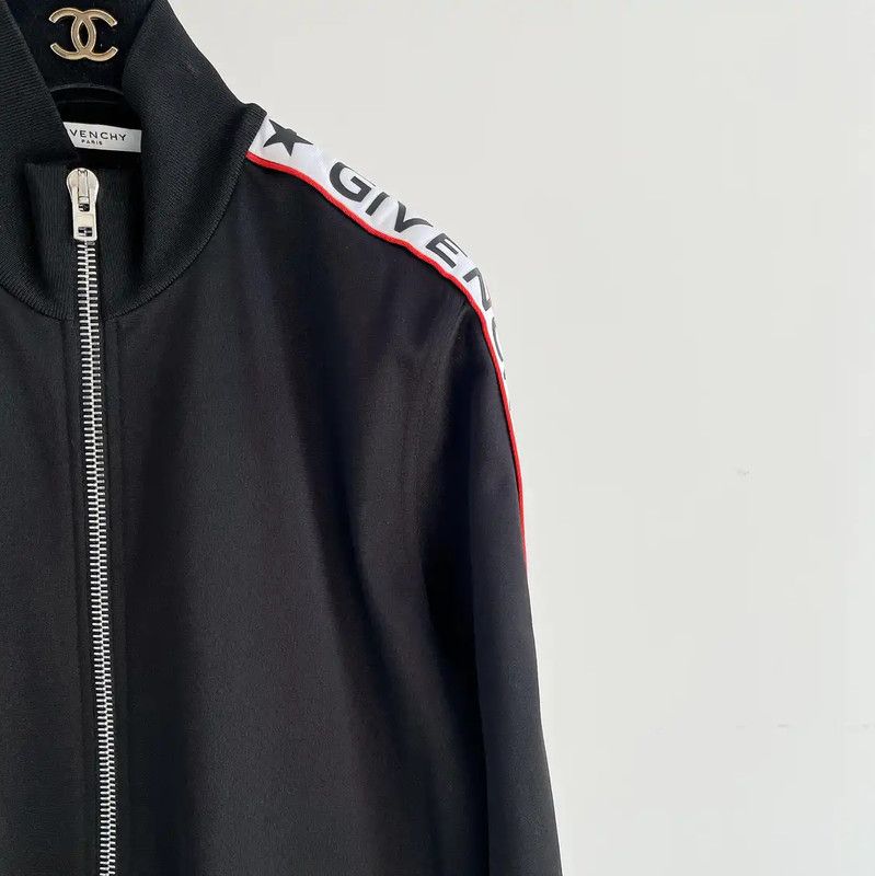 Givenchy Givenchy Black Zip-Up Jacket for Women 0089 Size XS / US 0-2 / IT 36-38 - 3 Thumbnail