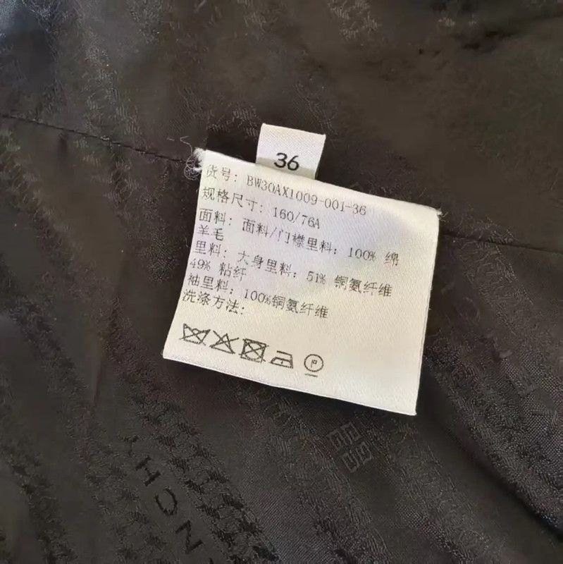 Givenchy Givenchy Black Women's Coat Size S 0089 Size S / US 4 / IT 40 - 7 Thumbnail