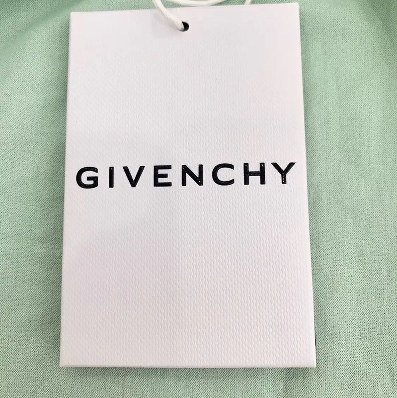 Givenchy Givenchy XS Green Logo Cotton Long Sleeve Hoodie 0089 Size XS / US 0-2 / IT 36-38 - 8 Thumbnail