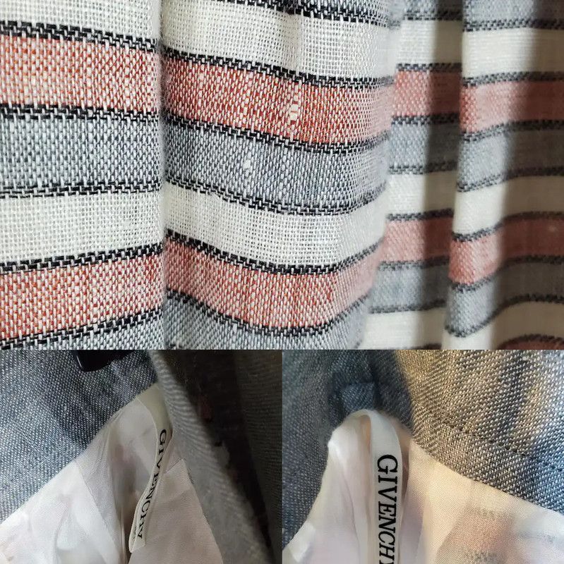 Givenchy Givenchy Gray Linen Short Sleeve Cardigan 0089 Size M / US 6-8 / IT 42-44 - 9 Thumbnail