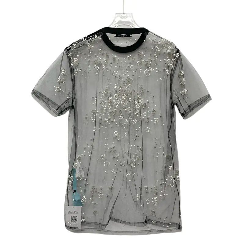 Givenchy Givenchy Gray Cotton Women's T-Shirt 0089 Size XXS / US 00 / IT 34 - 2 Thumbnail