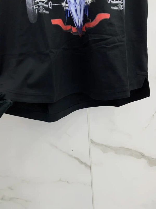 Givenchy Givenchy Black Short Sleeve Cotton Top 0089 Size L / US 10 / IT 46 - 7 Thumbnail