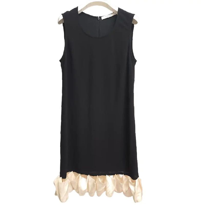 Givenchy Givenchy Black Wool Short Sleeve Dress 0089 Size XS / US 0-2 / IT 36-38 - 2 Thumbnail