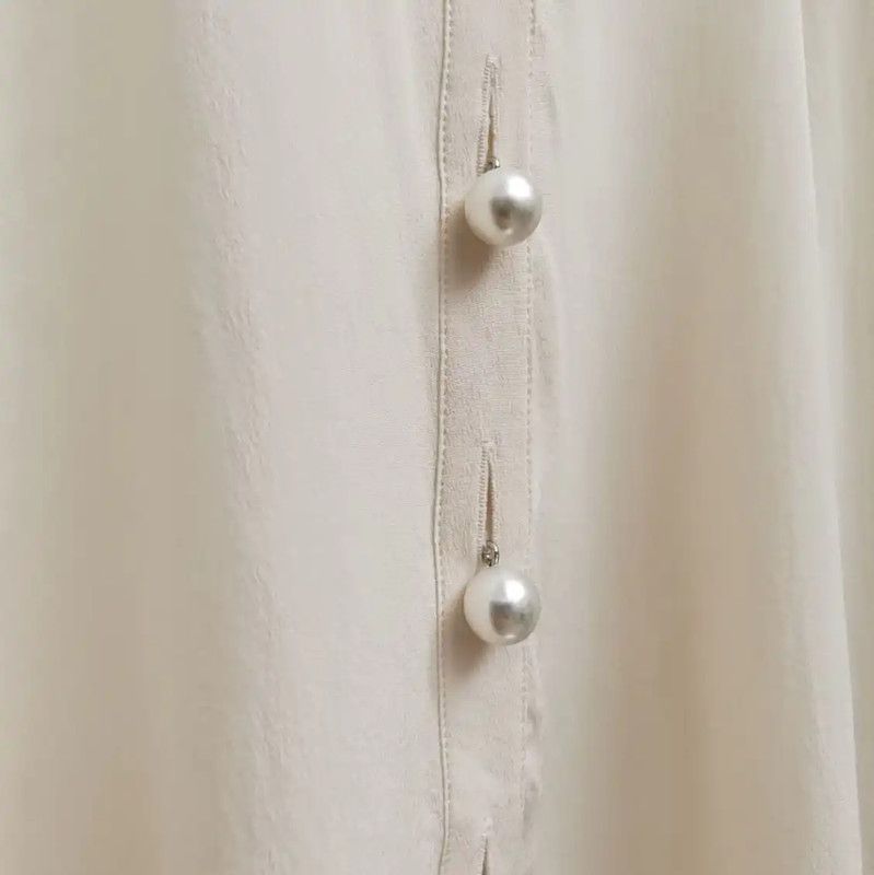 Givenchy Givenchy Summer Cream Silk Short Sleeve Top 0089 Size XS / US 0-2 / IT 36-38 - 6 Thumbnail