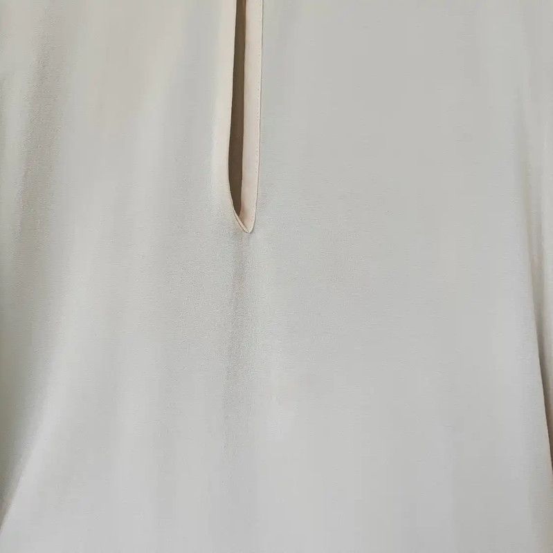 Givenchy Givenchy Silk Long Sleeve Shirt in Off White 0089 Size M / US 6-8 / IT 42-44 - 6 Thumbnail