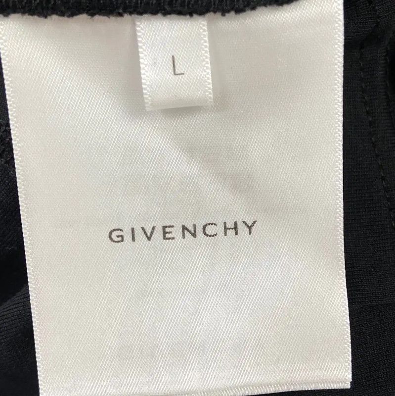 Givenchy Givenchy Women's Black Cotton T-Shirt Large 0089 Size L / US 10 / IT 46 - 4 Thumbnail