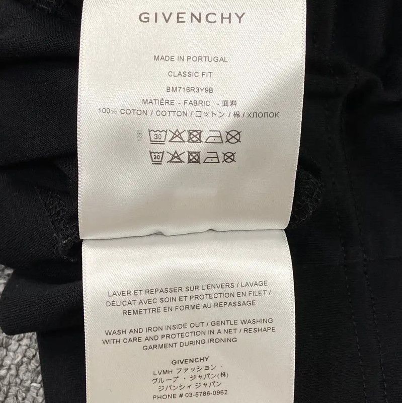 Givenchy Givenchy Women's Black Cotton T-Shirt Large 0089 Size L / US 10 / IT 46 - 5 Thumbnail