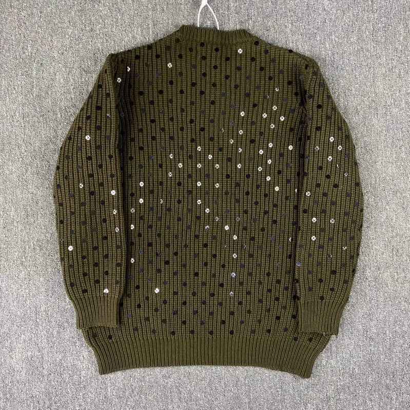 Givenchy Givenchy Green Wool Knit Sweater for Women 0089 Size M / US 6-8 / IT 42-44 - 2 Thumbnail