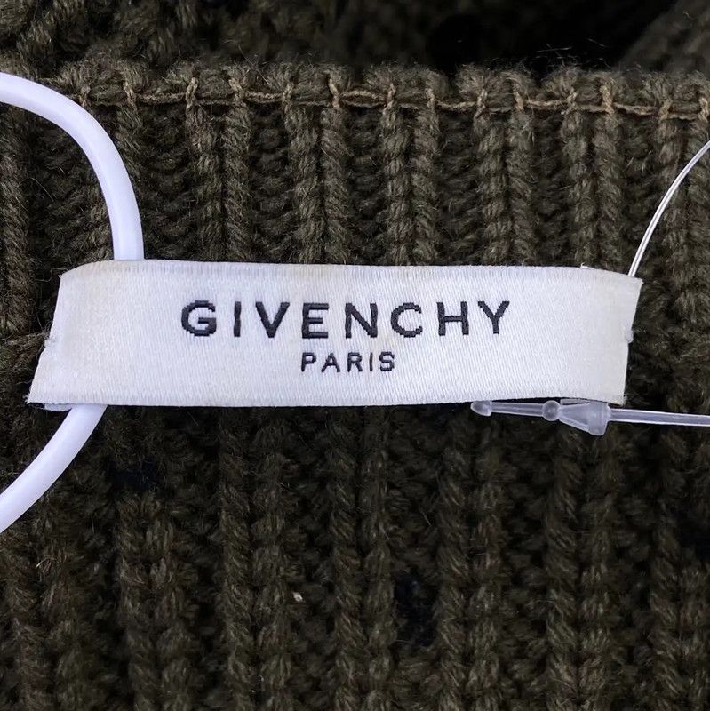 Givenchy Givenchy Green Wool Knit Sweater for Women 0089 Size M / US 6-8 / IT 42-44 - 4 Thumbnail