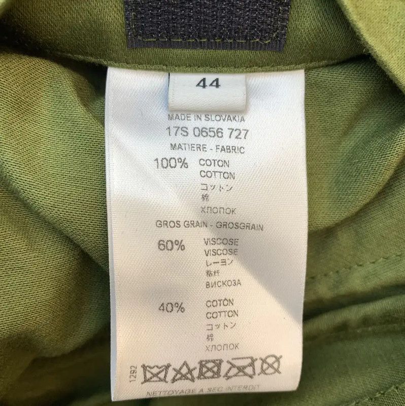 Givenchy Givenchy Green Printed Long Coat for Women 0089 Size L / US 10 / IT 46 - 6 Thumbnail