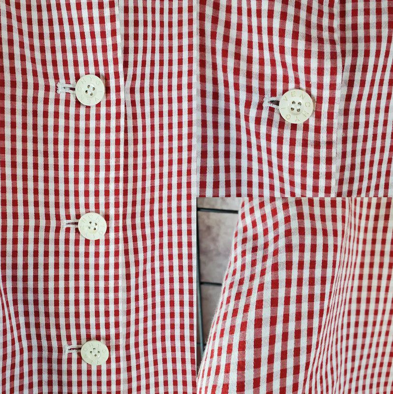 Givenchy Givenchy Pink Cotton Gingham Long Skirt 0089 Size 23" - 5 Thumbnail
