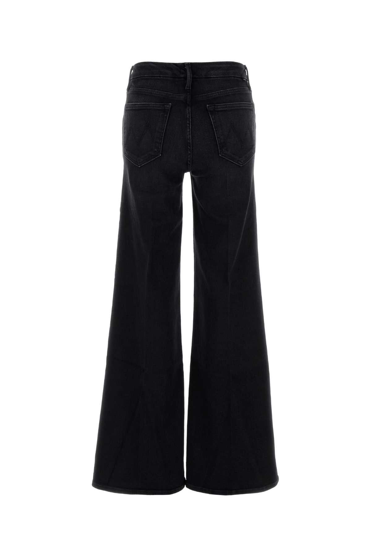 MOTHER Black Stretch Denim The Roller Jeans Size 31" - 2 Thumbnail