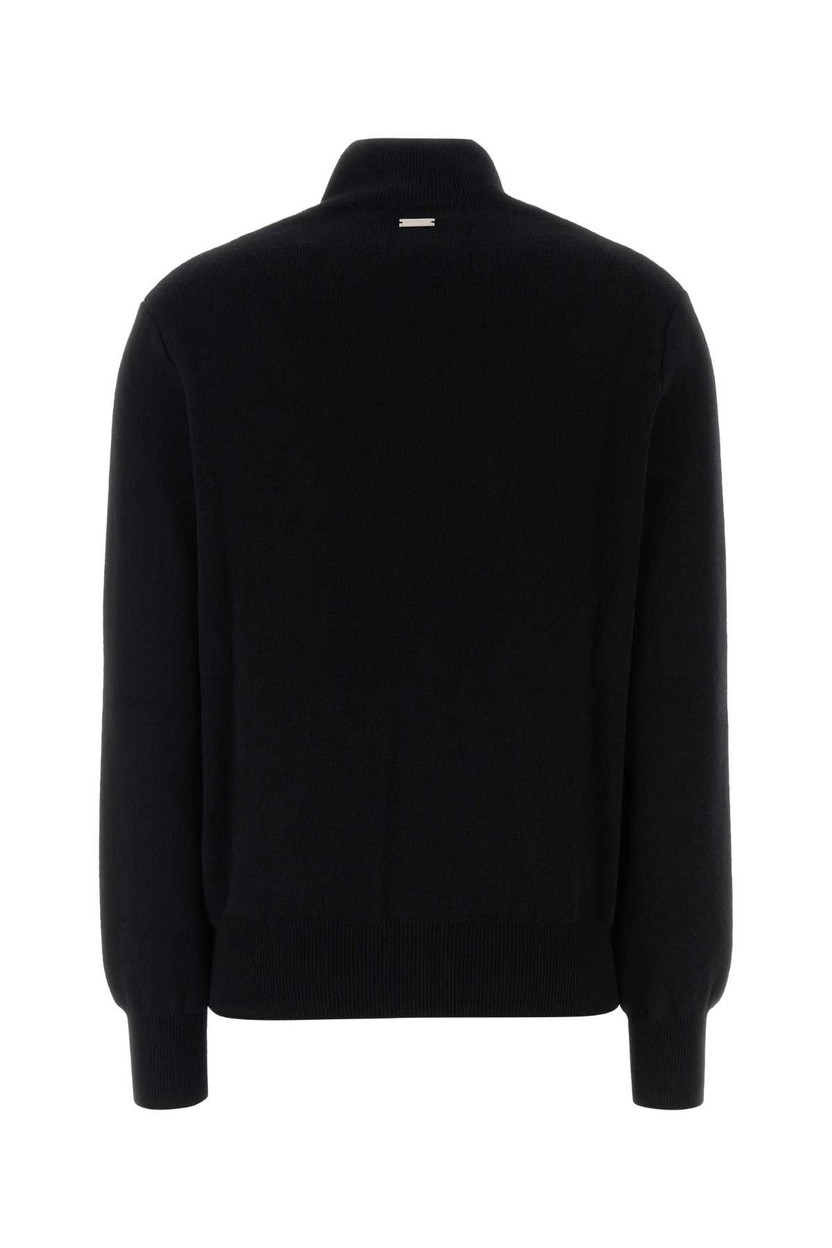 Salvatore Ferragamo Black Wool Blend Sweater Size XS / US 0-2 / IT 36-38 - 2 Thumbnail