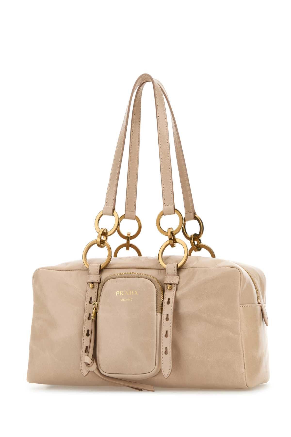 Prada Powder Pink Leather Handbag Size ONE SIZE - 2 Thumbnail