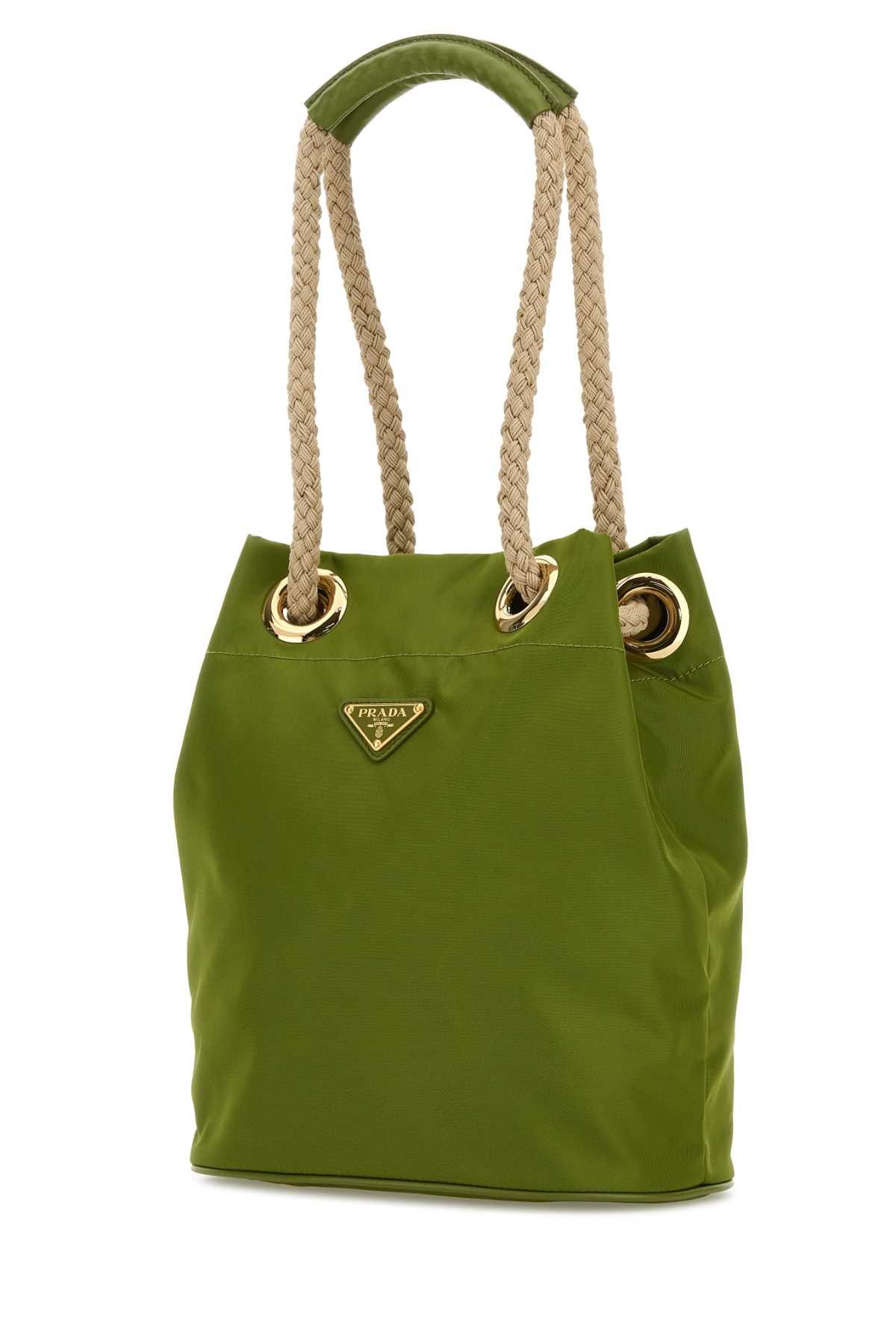 Prada Green Re-Nylon Prada Mariner Bucket Bag Size ONE SIZE - 2 Thumbnail
