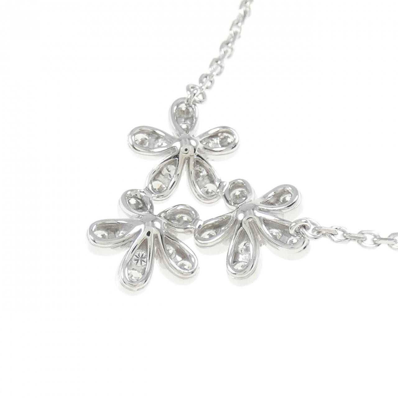 Van Cleef & Arpels Van Cleef & Arpels Van Cleef & Arpels Socrates 750 White Gold Diamond Necklace Metal Necklace VCARB14900 DUTY FREE for USA Size ONE SIZE - 4 Thumbnail