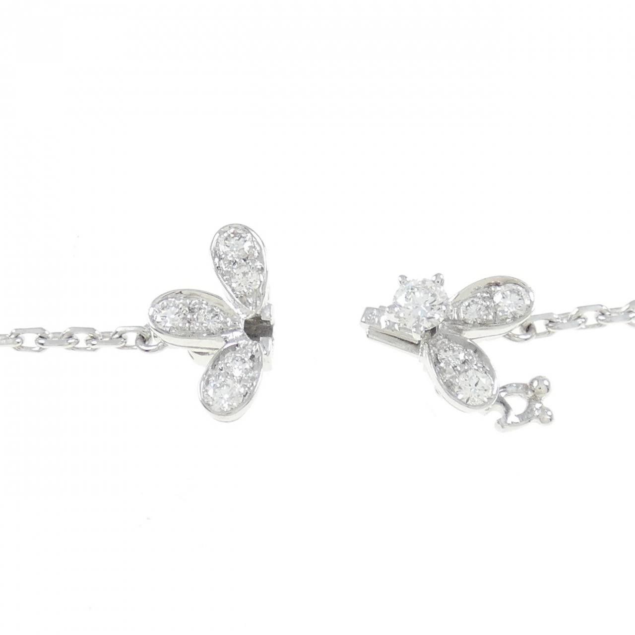 Van Cleef & Arpels Van Cleef & Arpels Van Cleef & Arpels Socrates 750 White Gold Diamond Necklace Metal Necklace VCARB14900 DUTY FREE for USA Size ONE SIZE - 5 Thumbnail