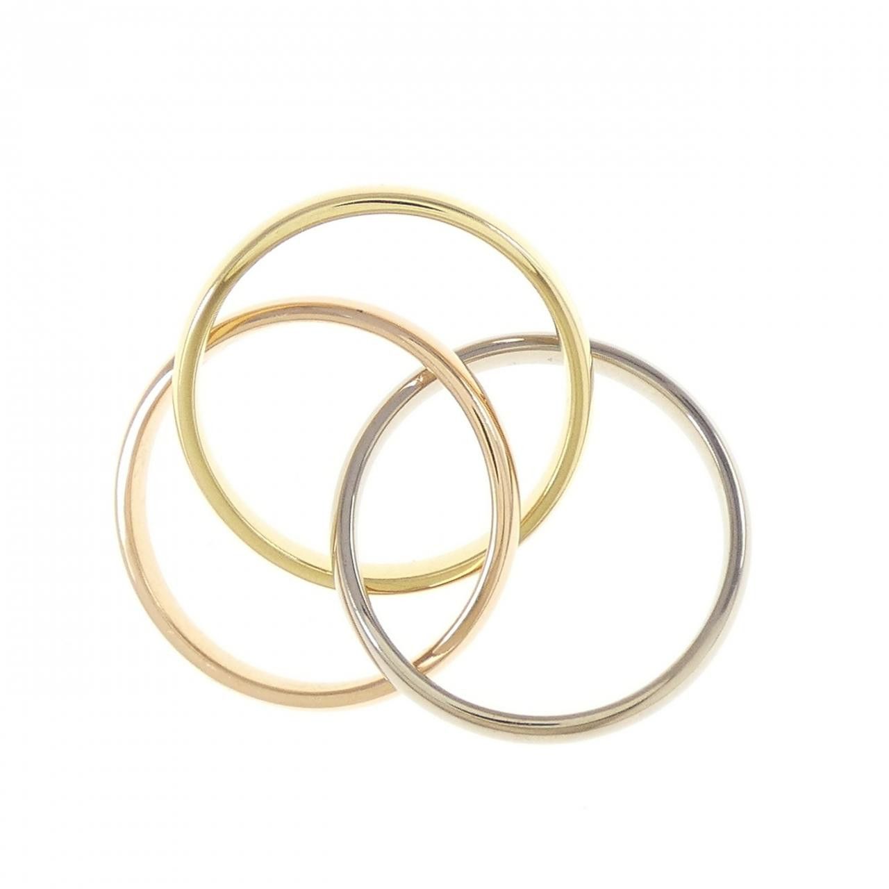 Cartier Cartier Cartier Trinity Au750 Ring Size 11 Metal Ring CRB4234200 DUTY FREE for USA Size ONE SIZE - 3 Thumbnail
