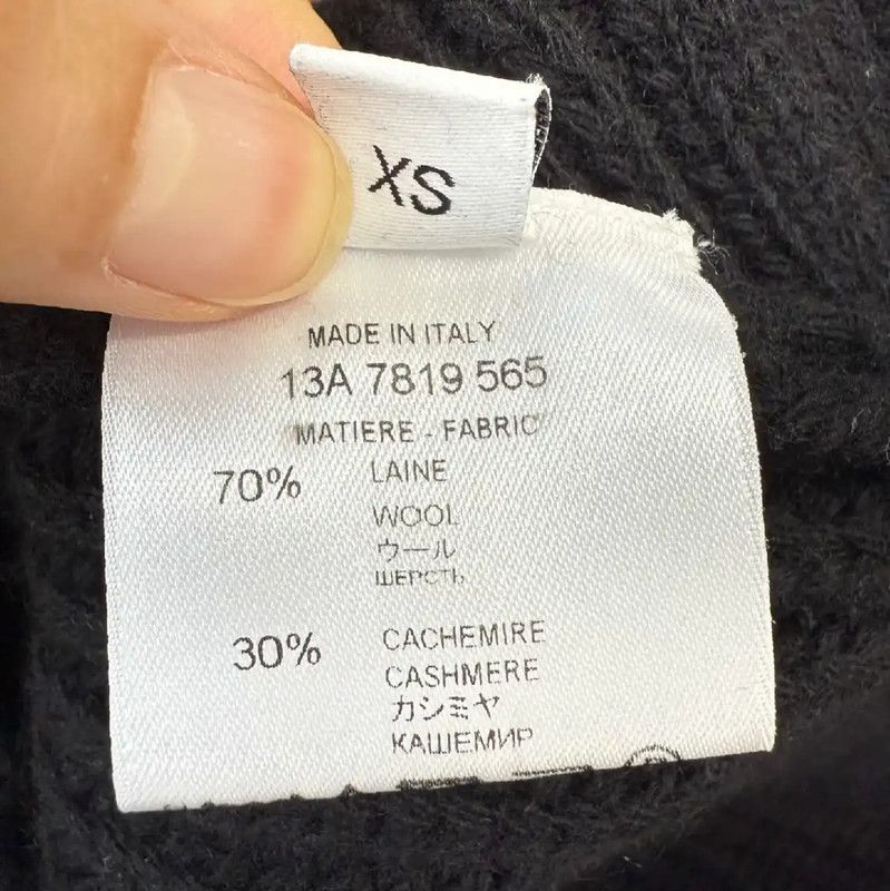 Givenchy Givenchy Black and White Knit Sweater Vest 0089 Size XS / US 0-2 / IT 36-38 - 4 Thumbnail