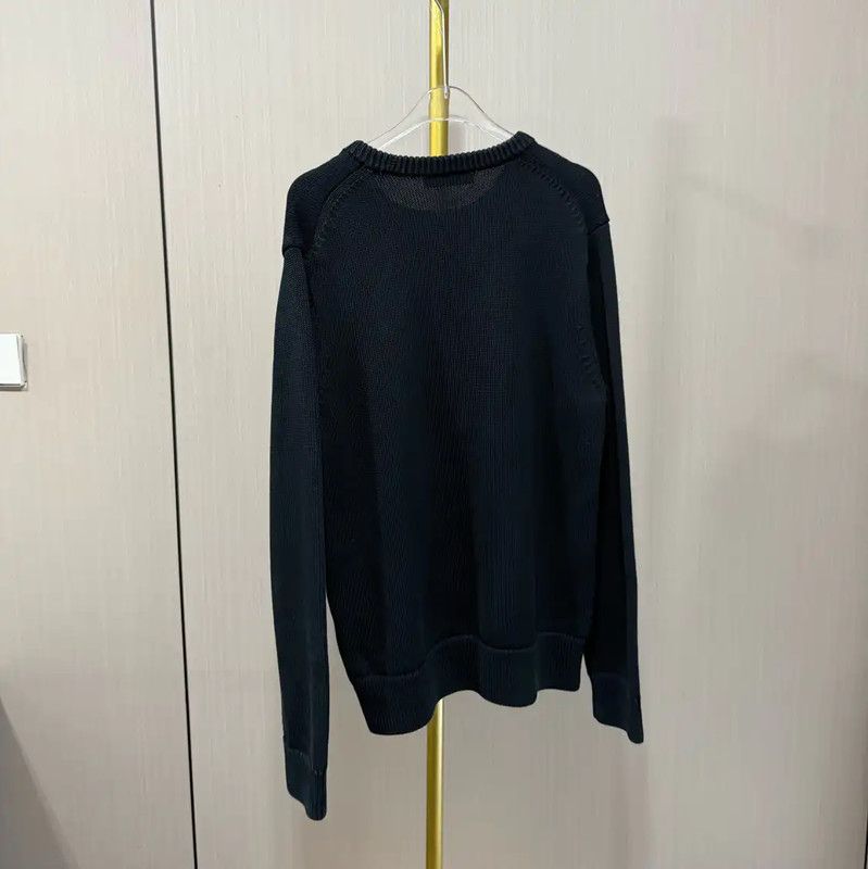 Givenchy Givenchy Black Cotton Knit Sweater for Women 0089 Size M / US 6-8 / IT 42-44 - 2 Thumbnail