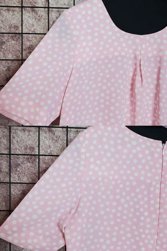 Givenchy Givenchy Pink Polka Dot Short Sleeve T-Shirt 0089 Size M / US 6-8 / IT 42-44 - 7 Thumbnail