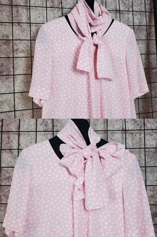 Givenchy Givenchy Pink Polka Dot Short Sleeve T-Shirt 0089 Size M / US 6-8 / IT 42-44 - 5 Thumbnail