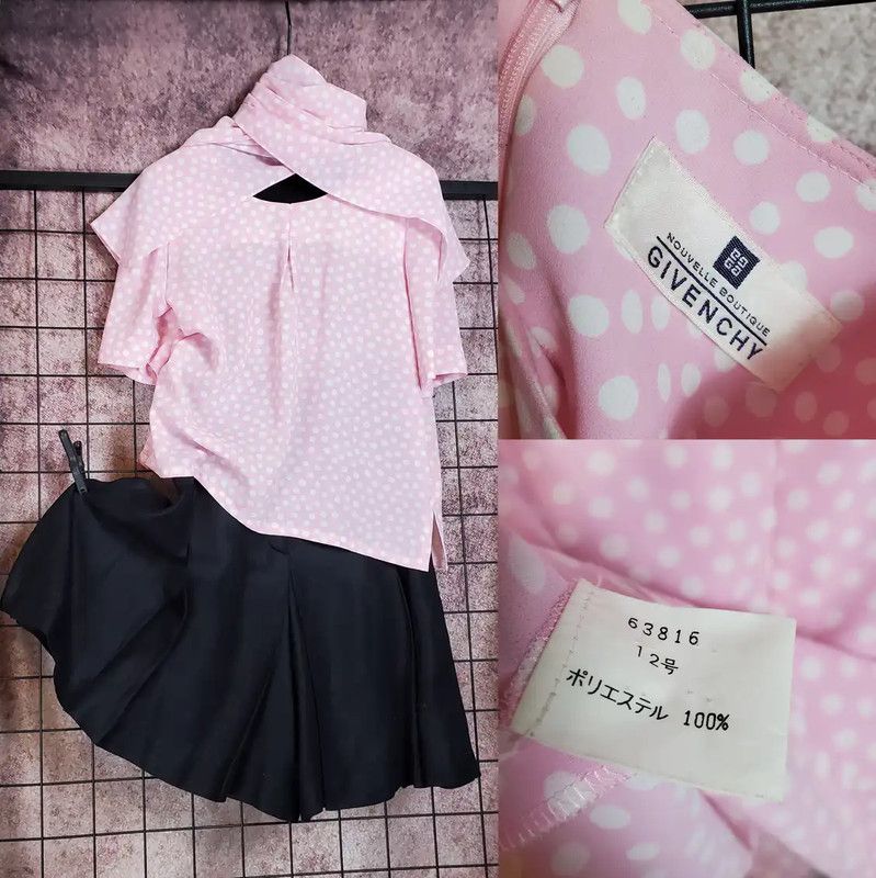 Givenchy Givenchy Pink Polka Dot Short Sleeve T-Shirt 0089 Size M / US 6-8 / IT 42-44 - 2 Thumbnail