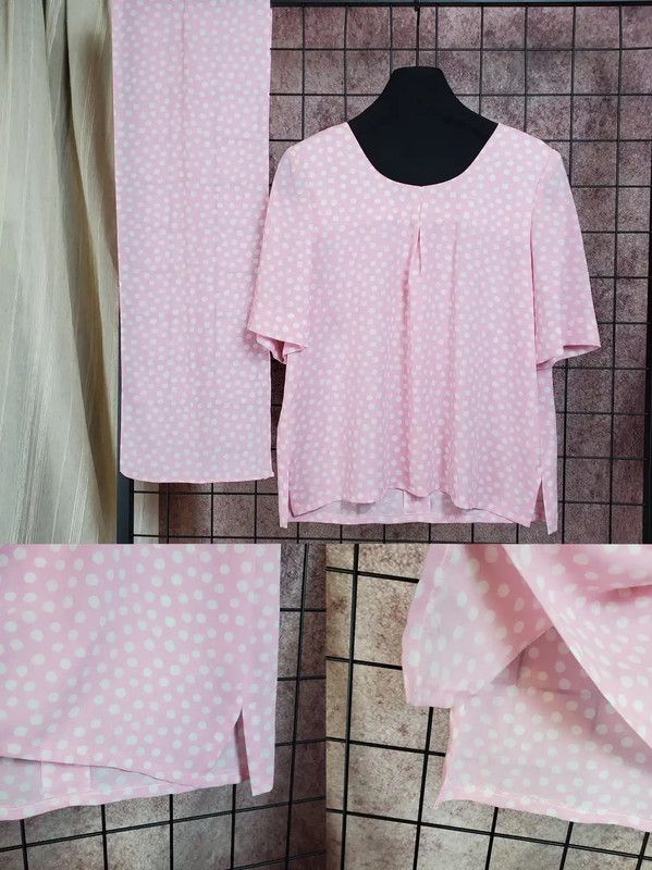 Givenchy Givenchy Pink Polka Dot Short Sleeve T-Shirt 0089 Size M / US 6-8 / IT 42-44 - 4 Thumbnail
