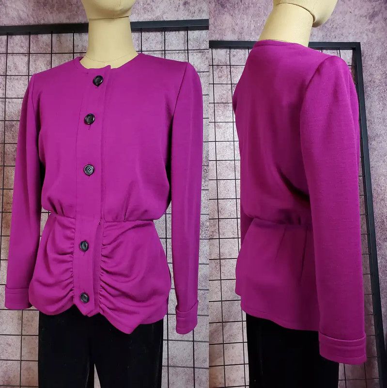 Givenchy Givenchy Pink Wool Long Sleeve Cardigan 0089 Size M / US 6-8 / IT 42-44 - 2 Thumbnail