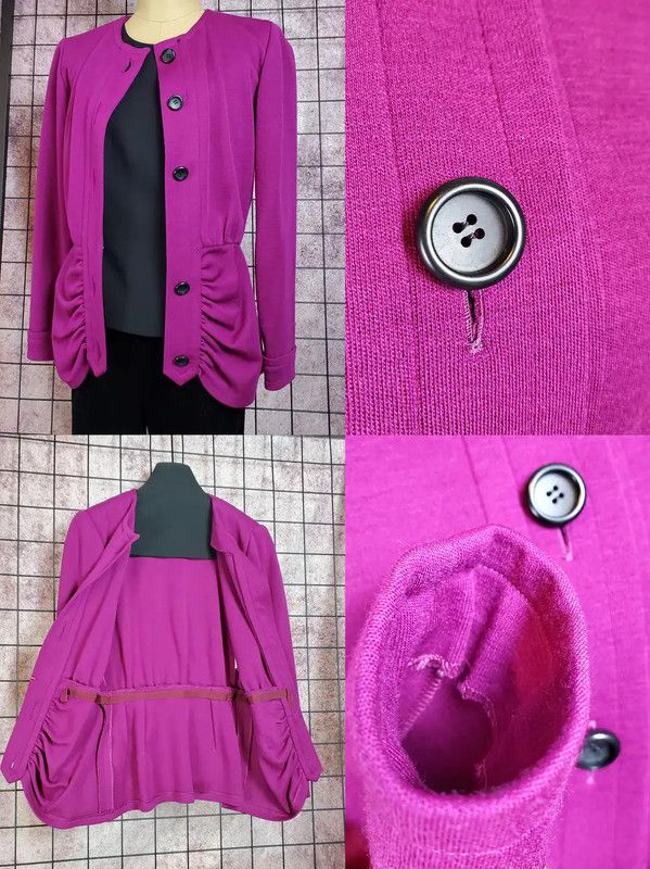 Givenchy Givenchy Pink Wool Long Sleeve Cardigan 0089 Size M / US 6-8 / IT 42-44 - 4 Thumbnail