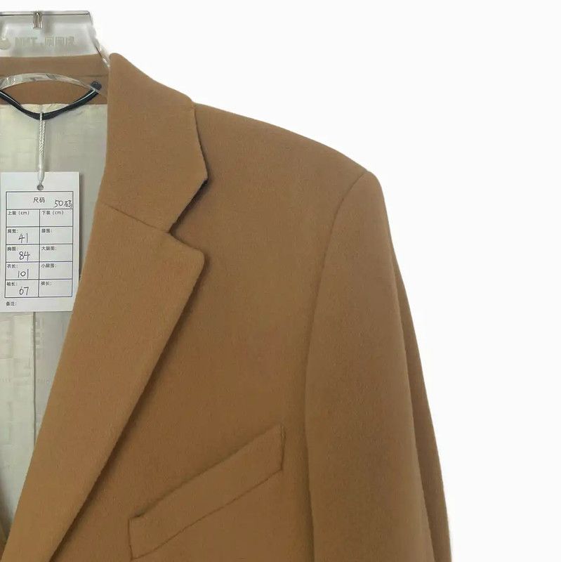 Givenchy Givenchy Wool Blend Khaki Women's Coat 0089 Size XL / US 12-14 / IT 48-50 - 3 Thumbnail