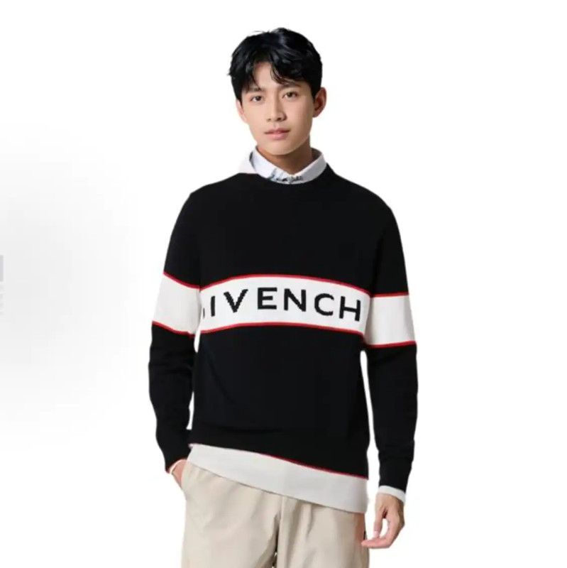 Givenchy Givenchy Black Wool Knit Sweater for Women 0089 Size M / US 6-8 / IT 42-44 - 6 Thumbnail