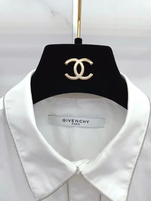 Givenchy Givenchy White Cotton Long Sleeve Shirt 0089 Size S / US 4 / IT 40 - 10 Thumbnail