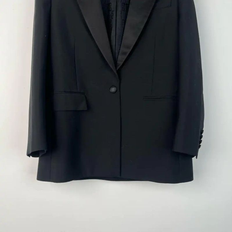Givenchy Givenchy Black Women's Spring Autumn Jacket 0089 Size M / US 6-8 / IT 42-44 - 4 Thumbnail