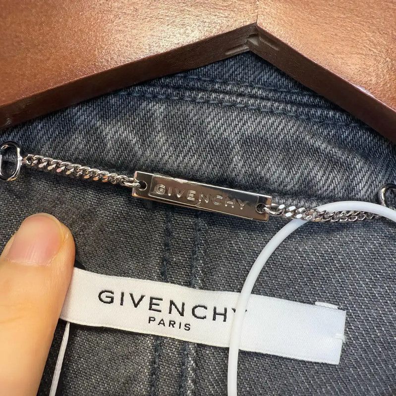 Givenchy Givenchy Black Gray Floral Print Women's Jacket 0089 Size S / US 4 / IT 40 - 4 Thumbnail