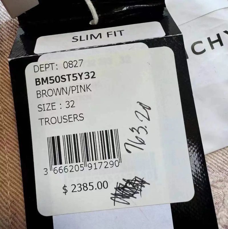Givenchy Givenchy Women's Casual Pants in Off-White 0089 Size 26" / US 2 / IT 38 - 5 Thumbnail