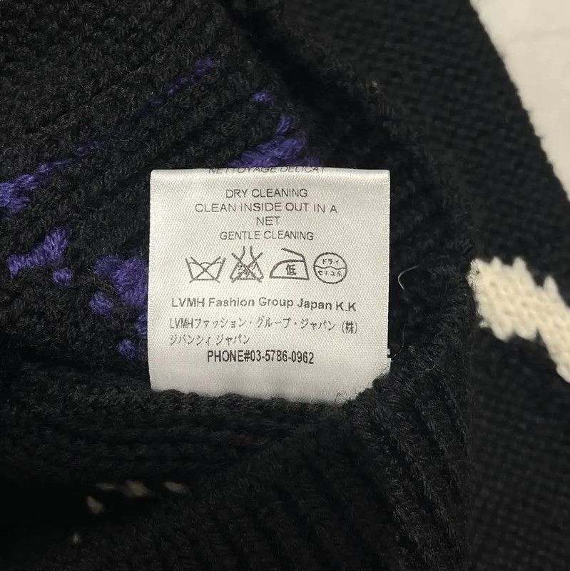 Givenchy Givenchy Black Wool Knit Sweater with Colorful Letters 0089 Size XS / US 0-2 / IT 36-38 - 8 Thumbnail