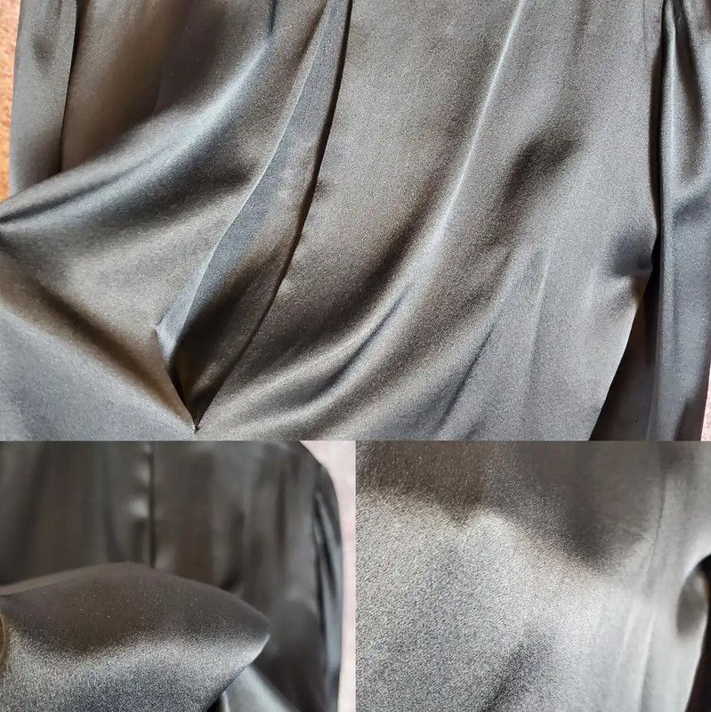 Givenchy Givenchy Black Silk Long Sleeve Blouse 0089 Size M / US 6-8 / IT 42-44 - 8 Thumbnail