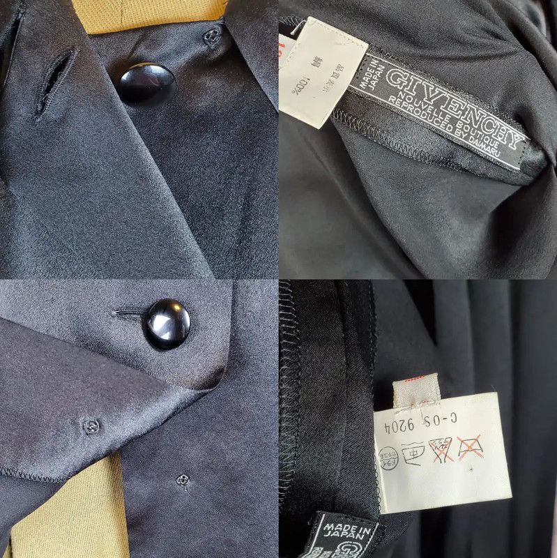 Givenchy Givenchy Black Silk Long Sleeve Blouse 0089 Size M / US 6-8 / IT 42-44 - 7 Thumbnail