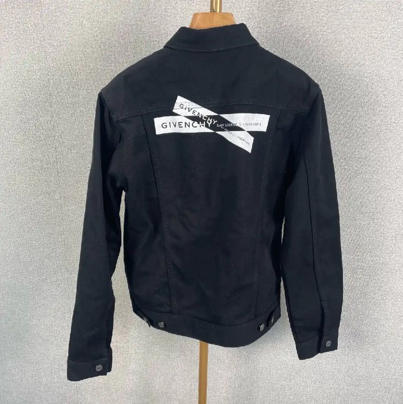 Givenchy Givenchy Black Cotton Jacket for Women 0089 Size M / US 6-8 / IT 42-44 - 2 Thumbnail