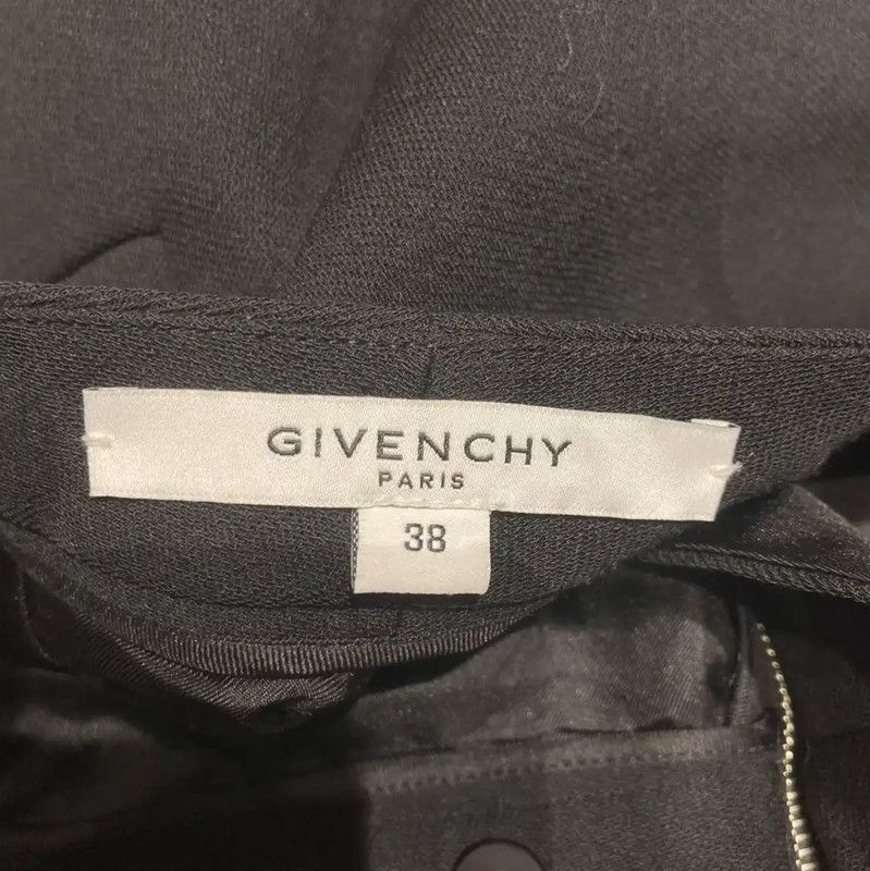 Givenchy Givenchy Summer Black Wool Women's Casual Pants 0089 Size 40" / US 18 - 3 Thumbnail