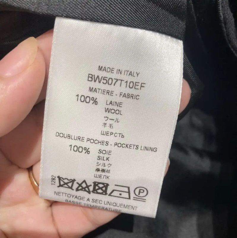 Givenchy Givenchy Summer Black Wool Women's Casual Pants 0089 Size 40" / US 18 - 4 Thumbnail