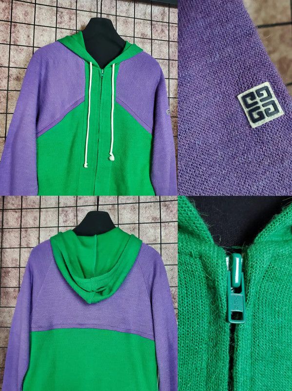 Givenchy Givenchy Purple Wool Blend Logo Cardigan 0089 Size L / US 10 / IT 46 - 5 Thumbnail