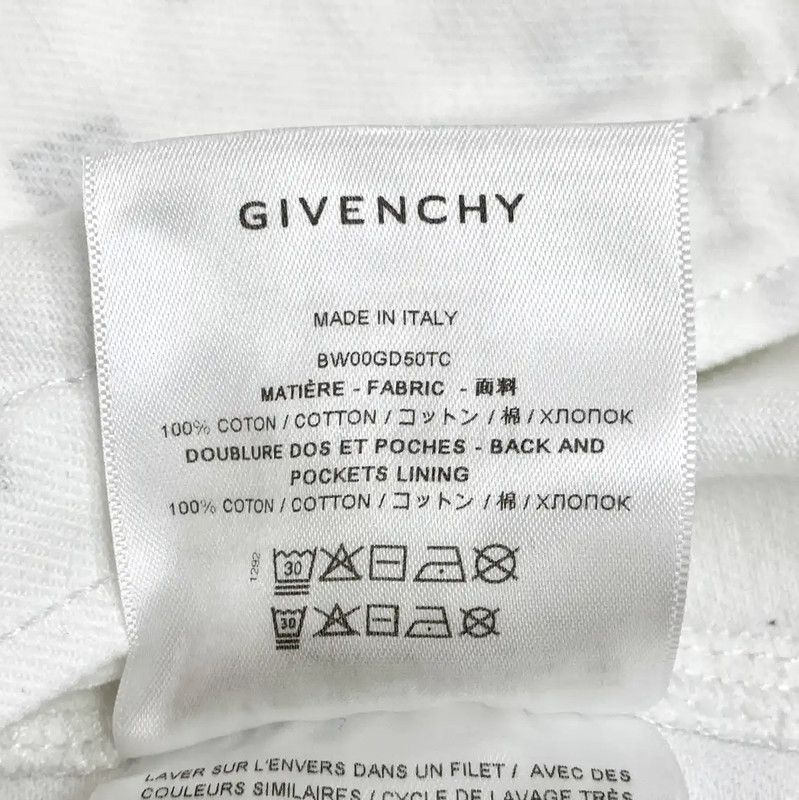 Givenchy Givenchy Women's XXS White Cotton Jacket 0089 Size XXS / US 00 / IT 34 - 7 Thumbnail