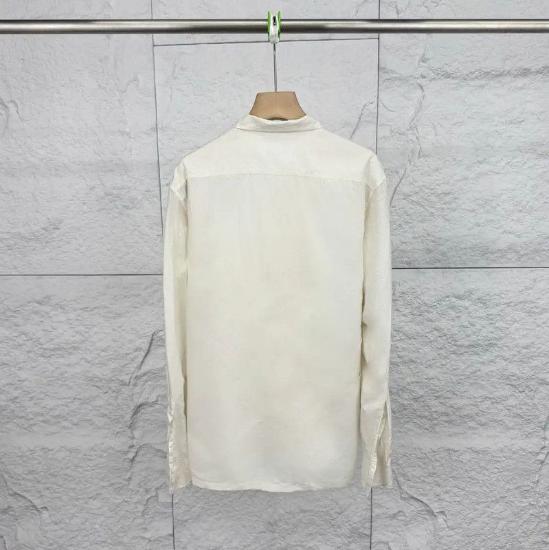 Givenchy Givenchy Beige Cotton Long Sleeve Shirt 0089 Size ONE SIZE - 2 Thumbnail