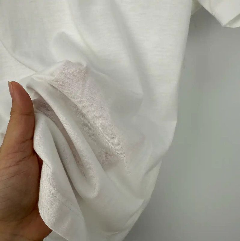 Loewe Loewe Summer White Cotton T-Shirt 0089 Size M / US 6-8 / IT 42-44 - 3 Thumbnail