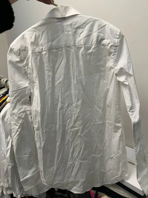 Loewe Loewe White Cotton Women’s Shirt 0089 Size XS / US 0-2 / IT 36-38 - 2 Thumbnail