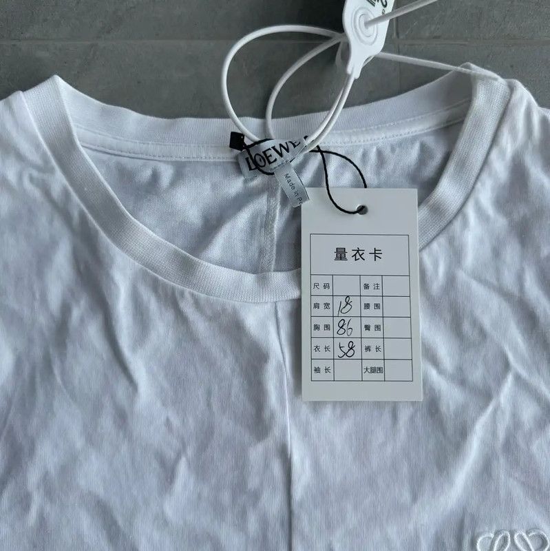 Loewe Loewe White Women's T-Shirt 0089 Size S / US 4 / IT 40 - 3 Thumbnail